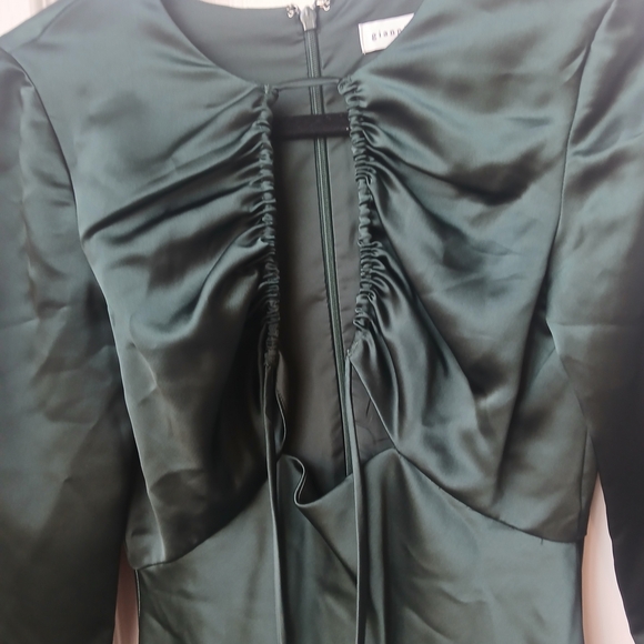 Gianni Bini Emerald Long Sleeve Dress Size 0 - Picture 2 of 4